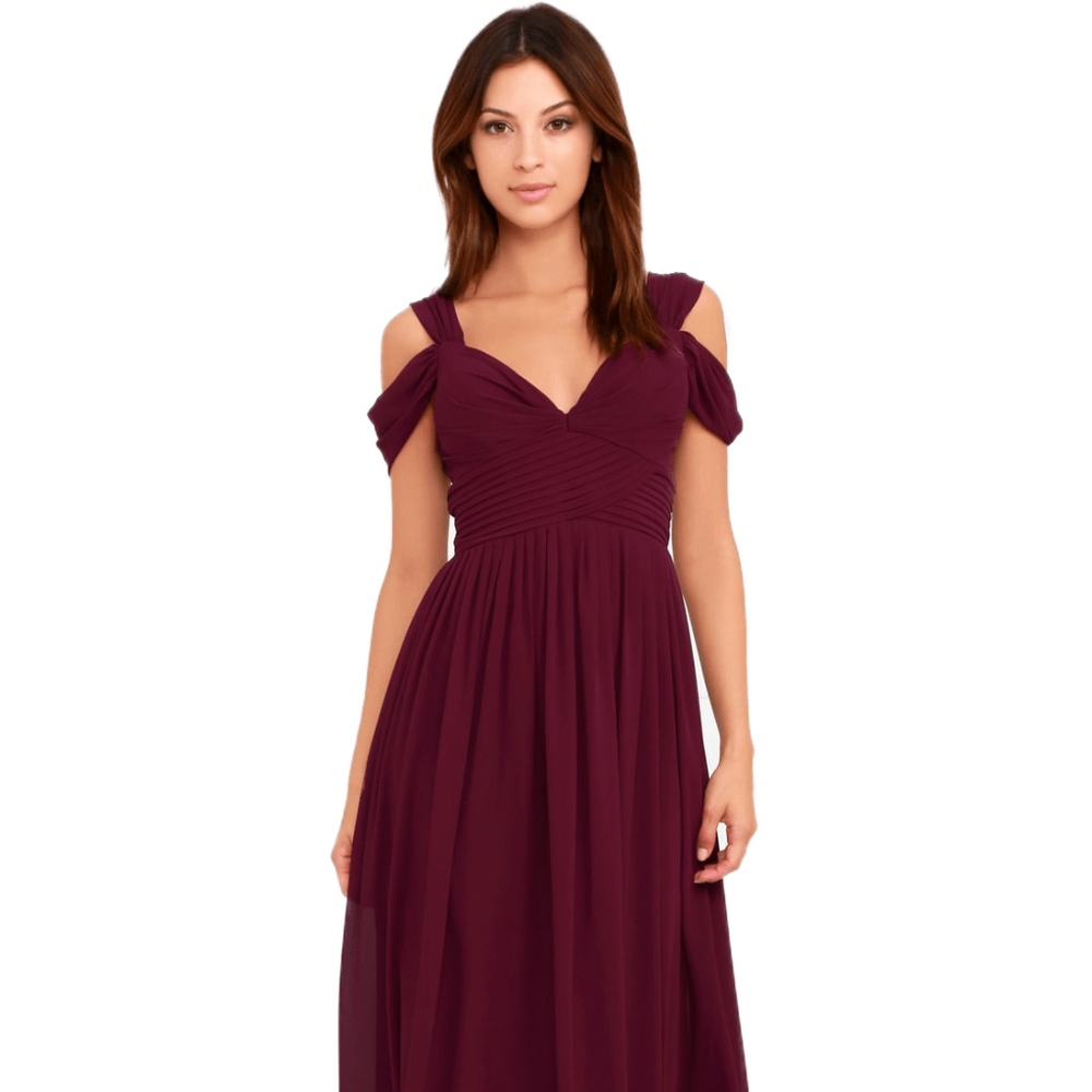 Make Me Move Burgundy Maxi Dress